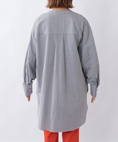 CIAOPANIC TYPY（チャオパニックティピー）の「カラーストライプシャツ（シャツ/ブラウス・レディース・ブラック/ピンク/グリーン・ONE SIZE）」の18枚目の写真