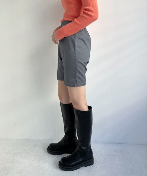 EPIMI E'PIMMY(エピミエピミー)の「《Set up販売》シャツジャケット×ハーフパンツSet(セットアップ・レディース・ブラック/ブラウン/グレー・MEDIUM)」の12枚目の写真