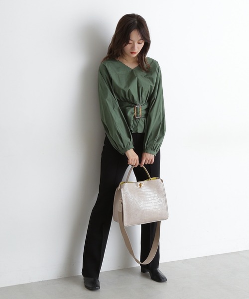 FREE'S MART(フリーズマート)の「【インフルエンサー森下愛里沙さんレコメンド】◆ブロックヒールブーツ(ブーツ・レディース・ブラック/ベージュ・SMALL/MEDIUM)」の15枚目の写真