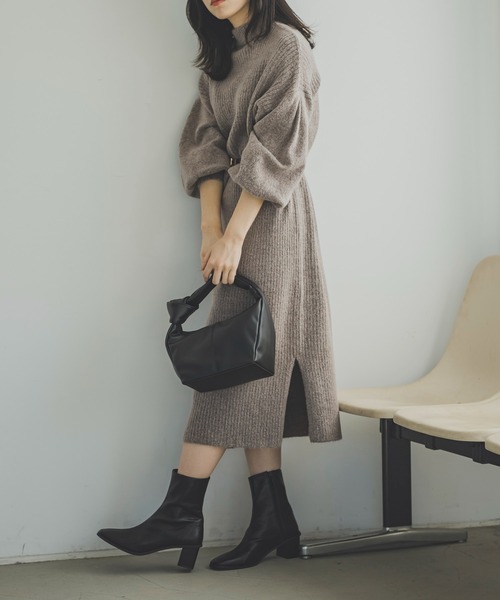 FREE'S MART(フリーズマート)の「【インフルエンサー森下愛里沙さんレコメンド】◆ブロックヒールブーツ(ブーツ・レディース・ブラック/ベージュ・SMALL/MEDIUM)」の21枚目の写真