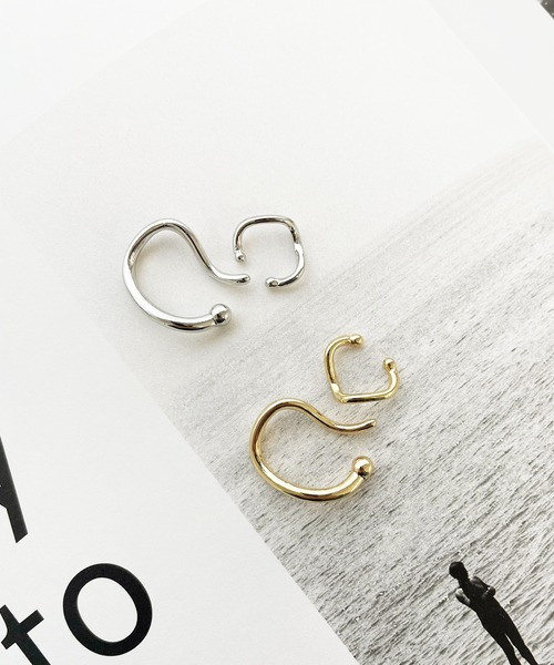 kutir(クティール)の「2Pイヤーカフ(イヤーカフ・レディース・シルバー/ゴールド・FREE)」の6枚目の写真