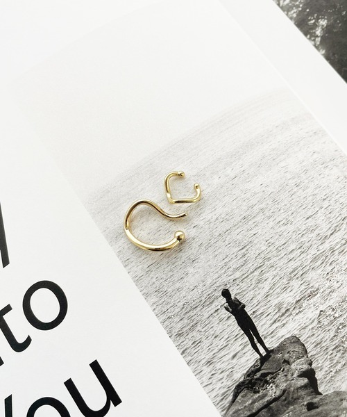 kutir(クティール)の「2Pイヤーカフ(イヤーカフ・レディース・シルバー/ゴールド・FREE)」の5枚目の写真