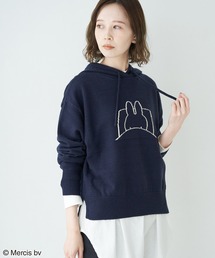 【miffy×ROPE' PICNIC】ニットフーディ