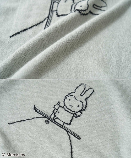 Miffy（ ミッフィー）の「【miffy×ROPE' PICNIC】ニットフーディ（パーカー・レディース・ホワイト系その他/グレー系その他/ブルー系その他・38）」の8枚目の写真