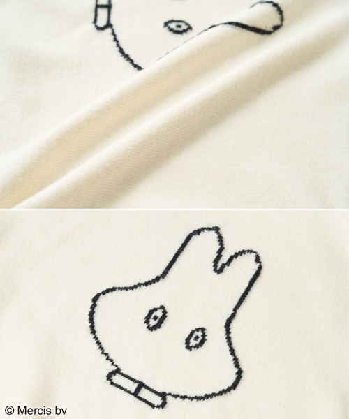 Miffy（ ミッフィー）の「【miffy×ROPE' PICNIC】ニットフーディ（パーカー・レディース・ホワイト系その他/グレー系その他/ブルー系その他・38）」の4枚目の写真