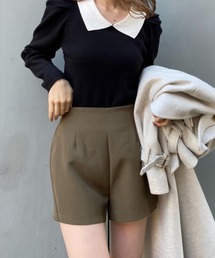 one after another NICE CLAUP | 履くだけでスタイルアップ！美シルエットのシンプルショートパンツ(その他パンツ)