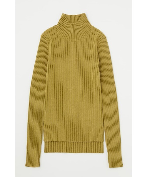 MOUSSY（マウジー）の「RIB セーター（ニット/セーター・レディース・ブラック/ブラウン/アイボリー/ライトカーキ・FREE）」の11枚目の写真