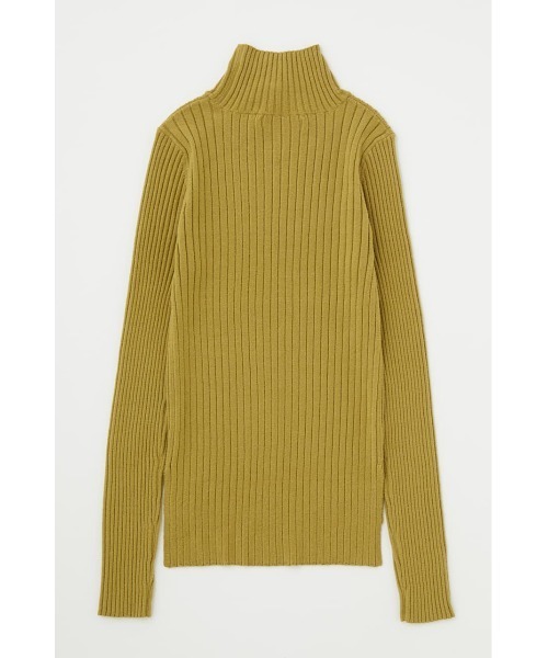 MOUSSY（マウジー）の「RIB セーター（ニット/セーター・レディース・ブラック/ブラウン/アイボリー/ライトカーキ・FREE）」の5枚目の写真