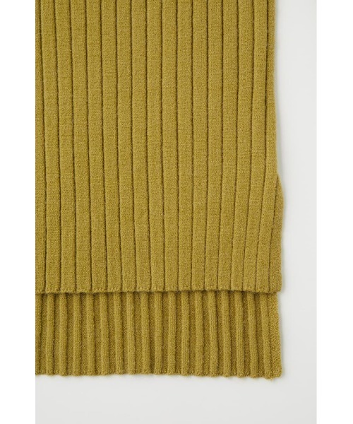 MOUSSY（マウジー）の「RIB セーター（ニット/セーター・レディース・ブラック/ブラウン/アイボリー/ライトカーキ・FREE）」の12枚目の写真