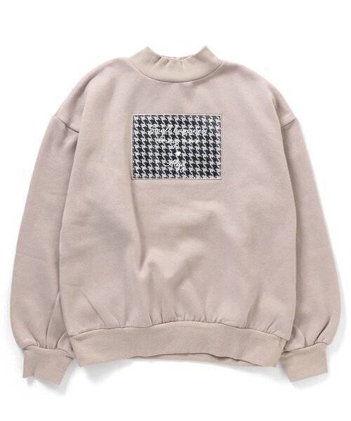 algy(アルジー)の「PVCアップリケトレーナー(スウェット・キッズ・ピンク/ベージュ/オフホワイト・X-SMALL/SMALL/XX-SMALL/MEDIUM)」の3枚目の写真