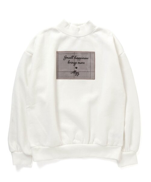 algy(アルジー)の「PVCアップリケトレーナー(スウェット・キッズ・ピンク/ベージュ/オフホワイト・X-SMALL/SMALL/XX-SMALL/MEDIUM)」の2枚目の写真