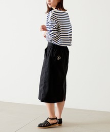 【KANGOL EXTRA CONFORT(カンゴール エクストラコンフォート)】《WEB限定》ロゴ刺繍 Aライン ベイカースカート
