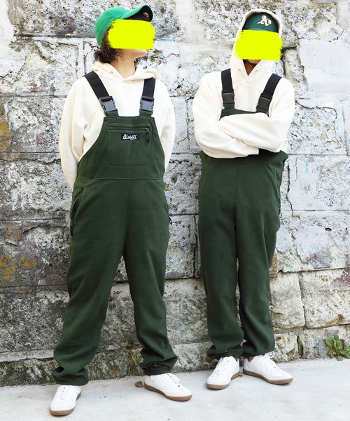 8(eight)(エイト)の「フリースオーバーオール(サロペット/オーバーオール・メンズ・ブラック/オリーブ/グリーン・MEDIUM/LARGE)」の15枚目の写真