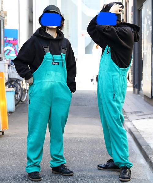 8(eight)(エイト)の「フリースオーバーオール(サロペット/オーバーオール・メンズ・ブラック/オリーブ/グリーン・MEDIUM/LARGE)」の22枚目の写真