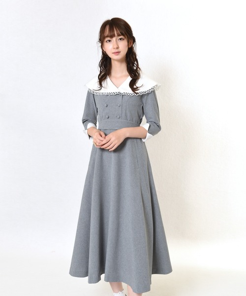 MILK（ミルク）の「ビッグカラー long Dress（ドレス）」 - WEAR