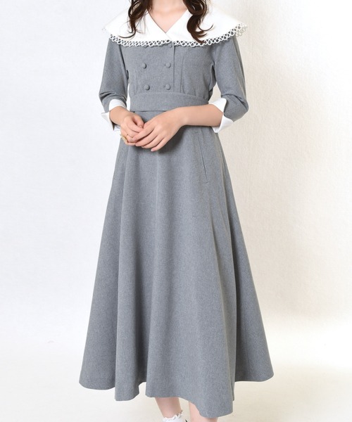 MILK（ミルク）の「ビッグカラー long Dress（ドレス）」 - WEAR