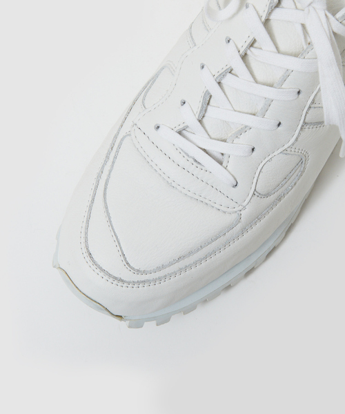 5351 POUR LES HOMMES(ゴーサンゴーイチプールオム)の「【別注/ZDA】オールレザー スニーカー 2200PH 2(スニーカー・メンズ・ホワイト・40/41/42/43/44)」の9枚目の写真