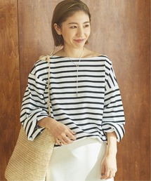 plage | *【TRADITIONAL WEATHERWEAR】SP BIG VASQUE ボーダー◆(Tシャツ/カットソー)