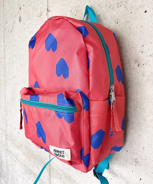 HOGAN RANCH WEAR（ホーガンランチウエア）の「ソウガラリュックサック[Lucky/Heart/ピンクジャガー]（バックパック/リュック・キッズ・オフホワイト/ピンク/グリーン・S/M）」の3枚目の写真