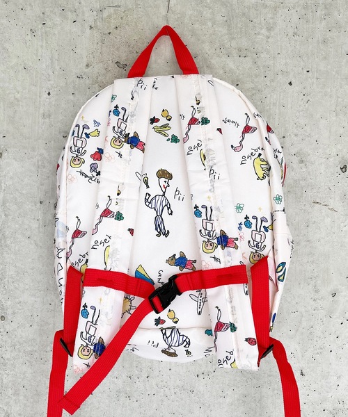 HOGAN RANCH WEAR（ホーガンランチウエア）の「ソウガラリュックサック[Lucky/Heart/ピンクジャガー]（バックパック/リュック・キッズ・オフホワイト/ピンク/グリーン・S/M）」の5枚目の写真