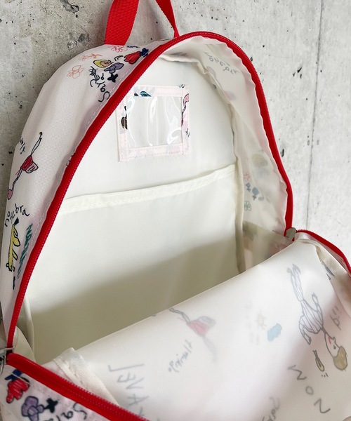 HOGAN RANCH WEAR（ホーガンランチウエア）の「ソウガラリュックサック[Lucky/Heart/ピンクジャガー]（バックパック/リュック・キッズ・オフホワイト/ピンク/グリーン・S/M）」の6枚目の写真