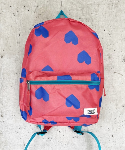 HOGAN RANCH WEAR（ホーガンランチウエア）の「ソウガラリュックサック[Lucky/Heart/ピンクジャガー]（バックパック/リュック・キッズ・オフホワイト/ピンク/グリーン・S/M）」の10枚目の写真