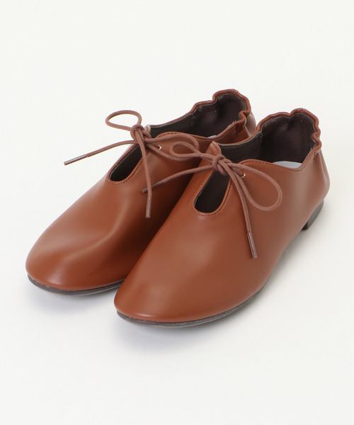 LBC(エルビーシー)の「リボンギャザーシューズ(その他シューズ・レディース・ホワイト/ブラック/ブラウン/Silver・M/L)」の16枚目の写真