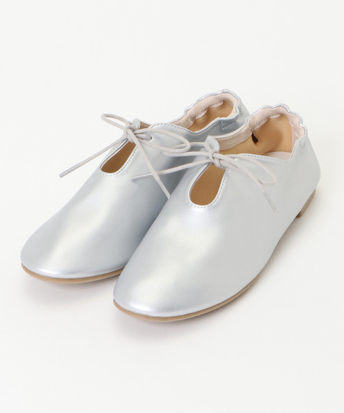 LBC(エルビーシー)の「リボンギャザーシューズ(その他シューズ・レディース・ホワイト/ブラック/ブラウン/Silver・M/L)」の9枚目の写真