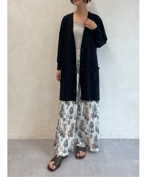 BEARDSLEY(ビアズリー)の「ボヤージュプリントプリーツパンツ(その他パンツ・レディース・ベージュ・FREE)」の16枚目の写真