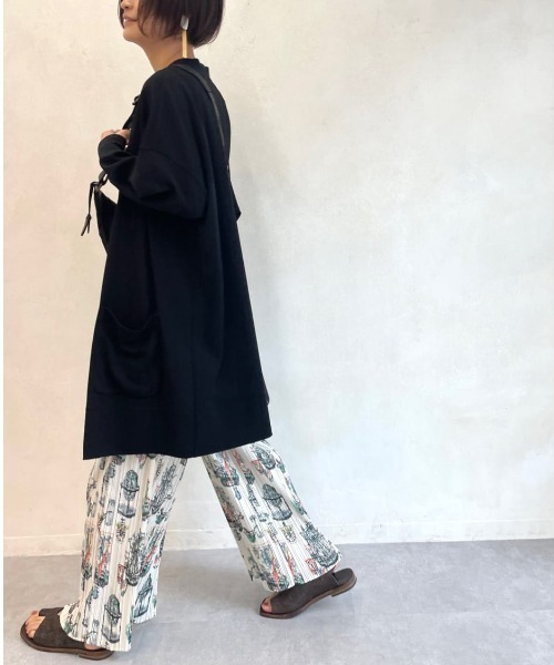 BEARDSLEY(ビアズリー)の「ボヤージュプリントプリーツパンツ(その他パンツ・レディース・ベージュ・FREE)」の17枚目の写真