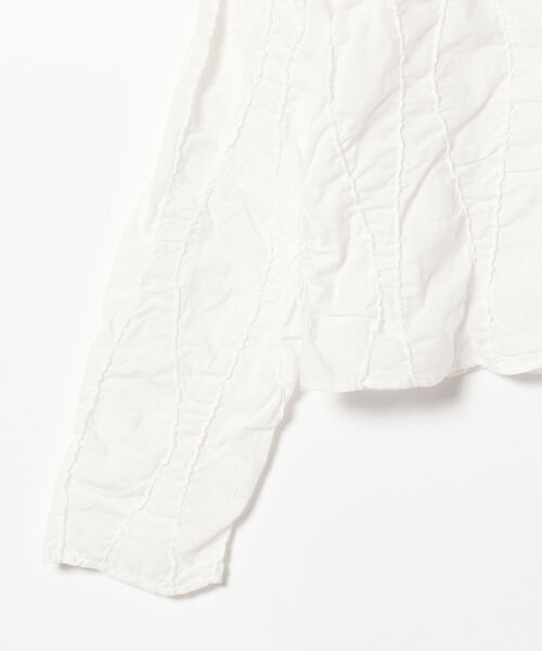 Ray BEAMS(レイビームス)の「Ray BEAMS / シャーリング シャツ(シャツ/ブラウス・レディース・ホワイト/ブラック・ONE SIZE)」の22枚目の写真