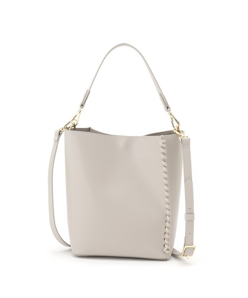 COUP DE CHANCE(クードシャンス)の「◆【2WAY】ステッチショルダーバッグ(ショルダーバッグ・レディース・ライトグレー/ピンク/ブラウン系その他2・00)」の8枚目の写真