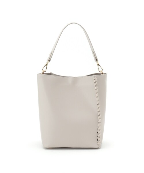 COUP DE CHANCE(クードシャンス)の「◆【2WAY】ステッチショルダーバッグ(ショルダーバッグ・レディース・ライトグレー/ピンク/ブラウン系その他2・00)」の7枚目の写真