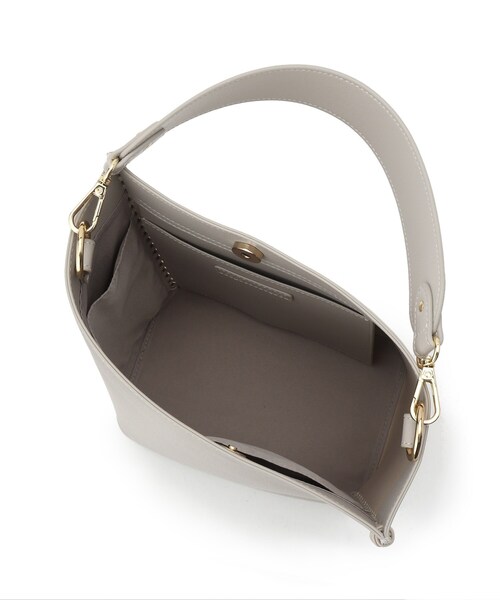 COUP DE CHANCE(クードシャンス)の「◆【2WAY】ステッチショルダーバッグ(ショルダーバッグ・レディース・ライトグレー/ピンク/ブラウン系その他2・00)」の5枚目の写真