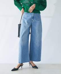 RIVE DROITE | 大人の遊び心くすぐるデザイン　カーブワイドデニム(デニムパンツ)