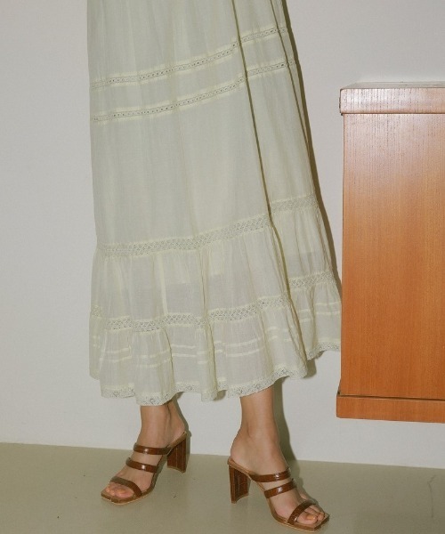 CASA FLINE（カーサフライン）の「アンティークレースドレス（ワンピース・レディース・ホワイト/ブラック/ピンク/ミント・FREE）」の13枚目の写真