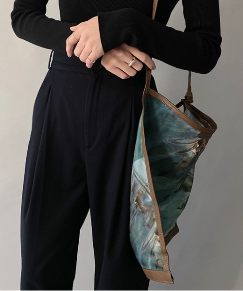 LE VERNIS（ル・ベルニ）の「LE VERNIS(ル・ベルニ)シアトート（トートバッグ・レディース・ピンク/グリーン・FREE）」の11枚目の写真