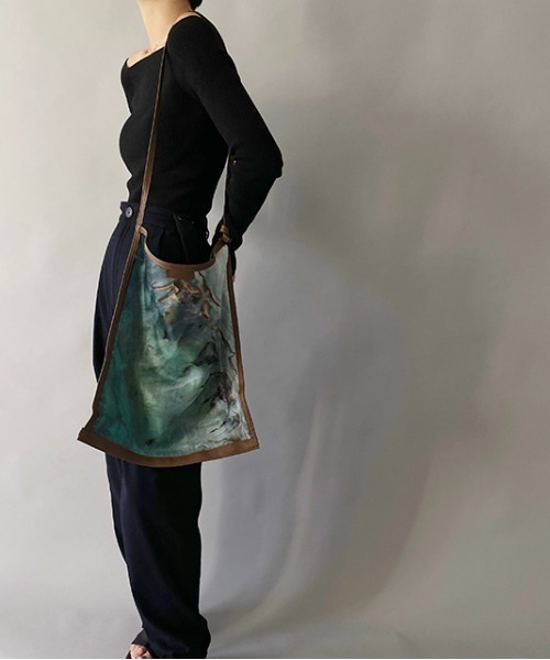 LE VERNIS（ル・ベルニ）の「LE VERNIS(ル・ベルニ)シアトート（トートバッグ・レディース・ピンク/グリーン・FREE）」の12枚目の写真