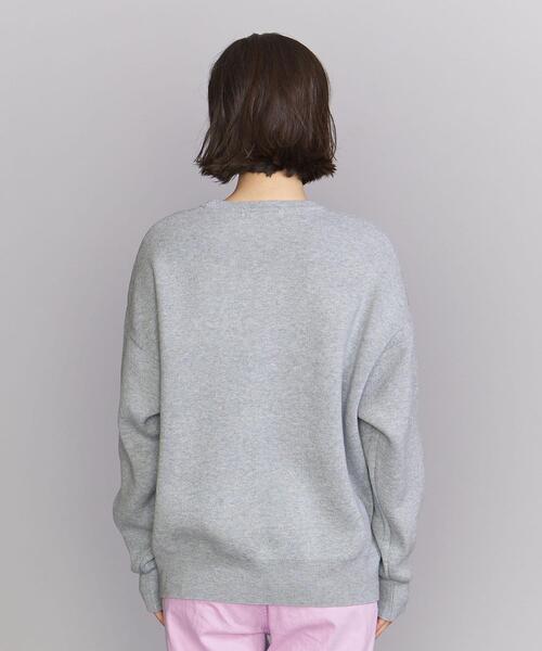 BEAUTY&YOUTH UNITED ARROWS（ビューティーアンドユースユナイテッドアローズ）の「BY コットンアクリル ロゴ ニット プルオーバー（ニット/セーター・レディース・クリーム/ライム/ライトグレー・FREE）」の7枚目の写真