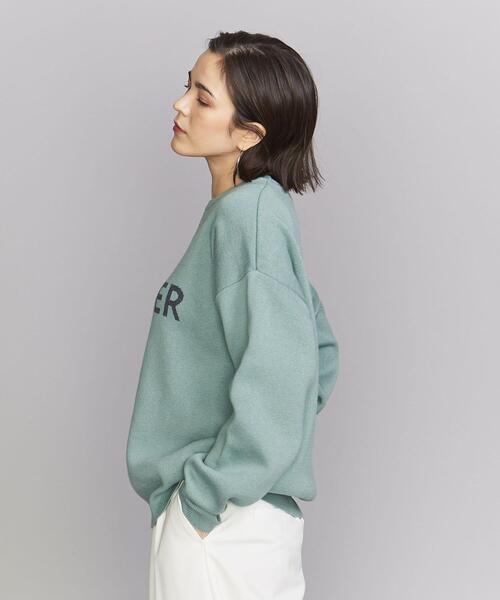 BEAUTY&YOUTH UNITED ARROWS（ビューティーアンドユースユナイテッドアローズ）の「BY コットンアクリル ロゴ ニット プルオーバー（ニット/セーター・レディース・クリーム/ライム/ライトグレー・FREE）」の14枚目の写真