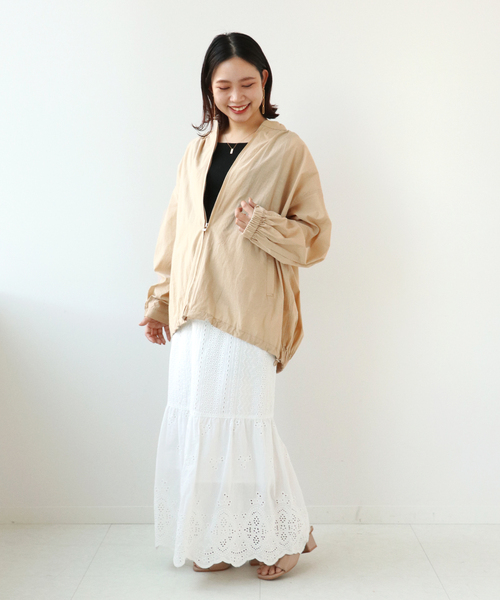 ＊【新品】TORRAZZO DONNA チュールギャザーブルゾン クロップドシアーギャザーブルゾン（ブルゾン）｜CORNERS