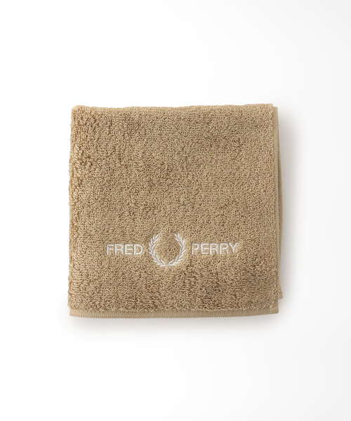 FRED PERRY（フレッドペリー）の「【FRED PERRY / フレッドペリー】パイルハンカチ（ハンカチ/ハンドタオル・メンズ・ブラック/ネイビー/カーキ/アイボリー/キャメル・FREE）」の5枚目の写真