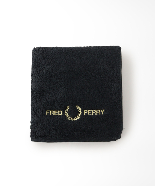 FRED PERRY（フレッドペリー）の「【FRED PERRY / フレッドペリー】パイルハンカチ（ハンカチ/ハンドタオル・メンズ・ブラック/ネイビー/カーキ/アイボリー/キャメル・FREE）」の3枚目の写真