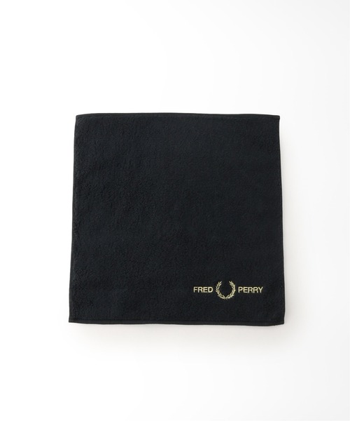 FRED PERRY（フレッドペリー）の「【FRED PERRY / フレッドペリー】パイルハンカチ（ハンカチ/ハンドタオル・メンズ・ブラック/ネイビー/カーキ/アイボリー/キャメル・FREE）」の6枚目の写真