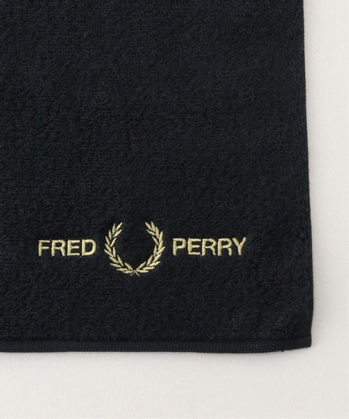 FRED PERRY（フレッドペリー）の「【FRED PERRY / フレッドペリー】パイルハンカチ（ハンカチ/ハンドタオル・メンズ・ブラック/ネイビー/カーキ/アイボリー/キャメル・FREE）」の9枚目の写真