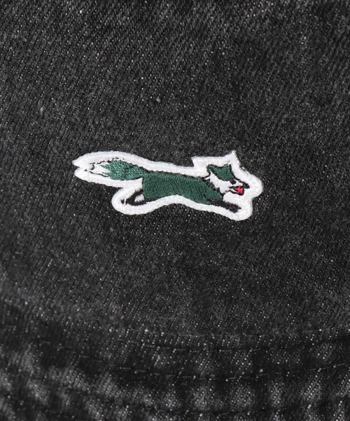 PENNEYS(ぺニーズ)の「PENNEYS/ペニーズ THE FOX HAT DENIM フォックスワッペン デニムバケットハット(ハット・メンズ・ライトブルー/ブラック/ブルー・L/S)」の12枚目の写真