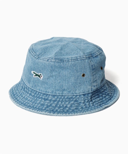 PENNEYS(ぺニーズ)の「PENNEYS/ペニーズ THE FOX HAT DENIM フォックスワッペン デニムバケットハット(ハット・メンズ・ライトブルー/ブラック/ブルー・L/S)」の7枚目の写真