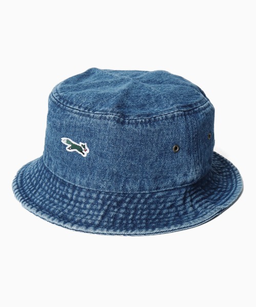 PENNEYS(ぺニーズ)の「PENNEYS/ペニーズ THE FOX HAT DENIM フォックスワッペン デニムバケットハット(ハット・メンズ・ライトブルー/ブラック/ブルー・L/S)」の5枚目の写真
