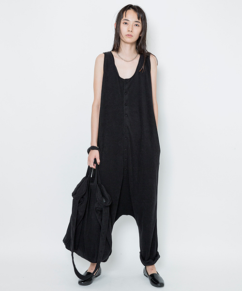 i(アイ)の「TOWEL ALL IN ONE(その他パンツ・レディース・ホワイト/ブラック・FREE)」の2枚目の写真