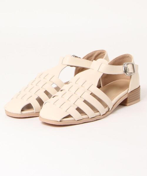 Fabby fabby（ファビィーファビィー）の「グルカサンダルシューズ / グルカサンダル（サンダル・レディース・ブラック/ベージュ/オフホワイト・SMALL/MEDIUM/LARGE）」の6枚目の写真